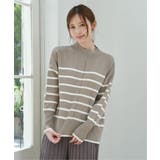 【雑誌InRed12月号掲載】コットンミックスバックスリットニット【親子コーデ】 | ikka  | 詳細画像3 