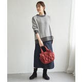 【お得だ値】ヘリンボン柄ニットプルオーバー | ikka  | 詳細画像7 