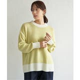 【お得だ値】ヘリンボン柄ニットプルオーバー | ikka  | 詳細画像9 