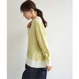 【お得だ値】ヘリンボン柄ニットプルオーバー | ikka  | 詳細画像10 