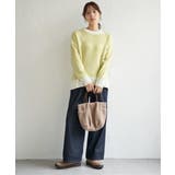 【お得だ値】ヘリンボン柄ニットプルオーバー | ikka  | 詳細画像13 