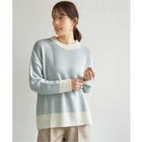 【お得だ値】ヘリンボン柄ニットプルオーバー | ikka  | 詳細画像14 