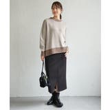 【お得だ値】ヘリンボン柄ニットプルオーバー | ikka  | 詳細画像18 