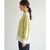 【お得だ値】ヘリンボン柄ニットプルオーバー | ikka  | 詳細画像20 