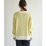 【お得だ値】ヘリンボン柄ニットプルオーバー | ikka  | 詳細画像21 