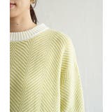 【お得だ値】ヘリンボン柄ニットプルオーバー | ikka  | 詳細画像23 