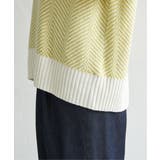 【お得だ値】ヘリンボン柄ニットプルオーバー | ikka  | 詳細画像25 