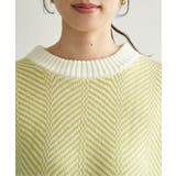 【お得だ値】ヘリンボン柄ニットプルオーバー | ikka  | 詳細画像26 