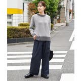 【お得だ値】ヘリンボン柄ニットプルオーバー | ikka  | 詳細画像4 