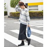 フェザー切り替えボーダーニットプルオーバー | ikka  | 詳細画像16 