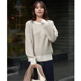 幾何ジャガードニットプルオーバー | ikka | 詳細画像11