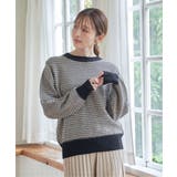 幾何ジャガードニットプルオーバー | ikka | 詳細画像1