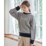 幾何ジャガードニットプルオーバー | ikka | 詳細画像3