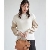 袖配色ワイドリブニットプルオーバー | ikka  | 詳細画像14 