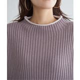 袖配色ワイドリブニットプルオーバー | ikka  | 詳細画像34 