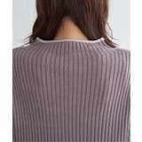 袖配色ワイドリブニットプルオーバー | ikka  | 詳細画像37 