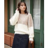 【雑誌InRed1月号掲載】ブークレーフェザー切り替えニットプルオーバー | ikka  | 詳細画像10 