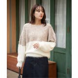 【雑誌InRed1月号掲載】ブークレーフェザー切り替えニットプルオーバー | ikka  | 詳細画像11 