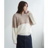 【雑誌InRed1月号掲載】ブークレーフェザー切り替えニットプルオーバー | ikka  | 詳細画像14 