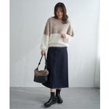 【雑誌InRed1月号掲載】ブークレーフェザー切り替えニットプルオーバー | ikka  | 詳細画像15 