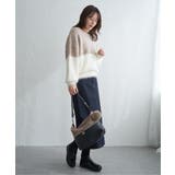 【雑誌InRed1月号掲載】ブークレーフェザー切り替えニットプルオーバー | ikka  | 詳細画像16 