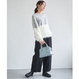 【雑誌InRed1月号掲載】ブークレーフェザー切り替えニットプルオーバー | ikka  | 詳細画像19 