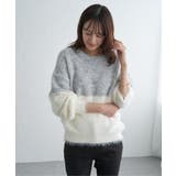 【雑誌InRed1月号掲載】ブークレーフェザー切り替えニットプルオーバー | ikka  | 詳細画像20 