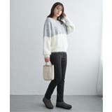 【雑誌InRed1月号掲載】ブークレーフェザー切り替えニットプルオーバー | ikka  | 詳細画像21 