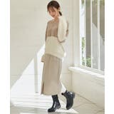 【雑誌InRed1月号掲載】ブークレーフェザー切り替えニットプルオーバー | ikka  | 詳細画像5 