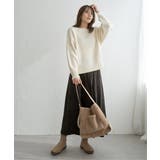 肩ボタン変形リブニットプルオーバー | ikka  | 詳細画像10 