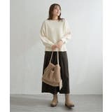 肩ボタン変形リブニットプルオーバー | ikka  | 詳細画像11 