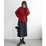 肩ボタン変形リブニットプルオーバー | ikka  | 詳細画像18 