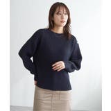 肩ボタン変形リブニットプルオーバー | ikka  | 詳細画像25 