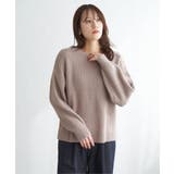 肩ボタン変形リブニットプルオーバー | ikka  | 詳細画像28 