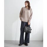 肩ボタン変形リブニットプルオーバー | ikka  | 詳細画像30 