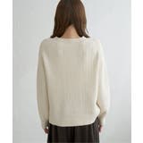 肩ボタン変形リブニットプルオーバー | ikka  | 詳細画像32 