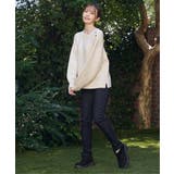 肩ボタン変形リブニットプルオーバー | ikka  | 詳細画像4 