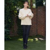 肩ボタン変形リブニットプルオーバー | ikka  | 詳細画像5 