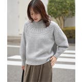 求心編みニットプルオーバー | ikka  | 詳細画像10 