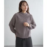 求心編みニットプルオーバー | ikka  | 詳細画像27 