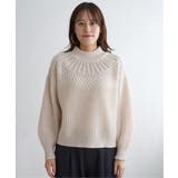 求心編みニットプルオーバー | ikka  | 詳細画像31 