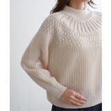 求心編みニットプルオーバー | ikka  | 詳細画像34 