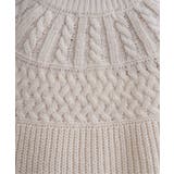 求心編みニットプルオーバー | ikka  | 詳細画像36 