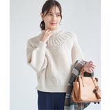 求心編みニットプルオーバー | ikka  | 詳細画像3 