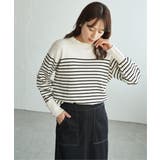 オフホワイト | 【UVケア／毛玉防止】コットンMIXニットプルオーバー | ikka 