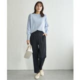 【UVケア／毛玉防止】コットンMIXニットプルオーバー | ikka  | 詳細画像8 