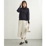 【UVケア／毛玉防止】コットンMIXニットプルオーバー | ikka  | 詳細画像12 