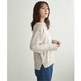 【UVケア／毛玉防止】コットンMIXニットプルオーバー | ikka  | 詳細画像14 