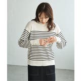 【UVケア／毛玉防止】コットンMIXニットプルオーバー | ikka  | 詳細画像2 