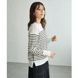 【UVケア／毛玉防止】コットンMIXニットプルオーバー | ikka  | 詳細画像3 